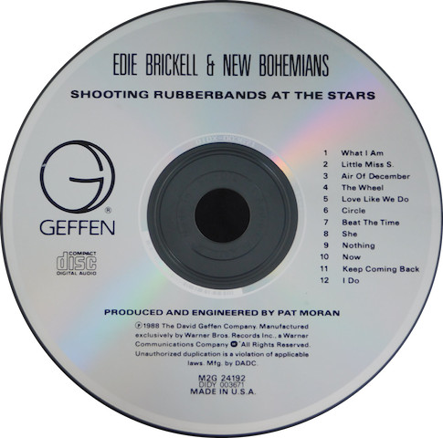 Edie Brickell & New Bohemians - Shooting Rubberbands At The Stars [CD] | Geffen Records (M2G 24192) - 3
