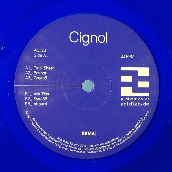 Cignol - Sys486 | AC Records (AC_20)