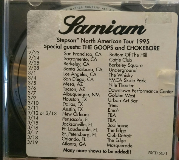 Samiam - Samiam | Atlantic (PRCD 6071) - 3