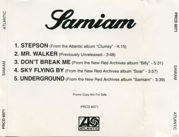 Samiam - Samiam | Atlantic (PRCD 6071) - 2