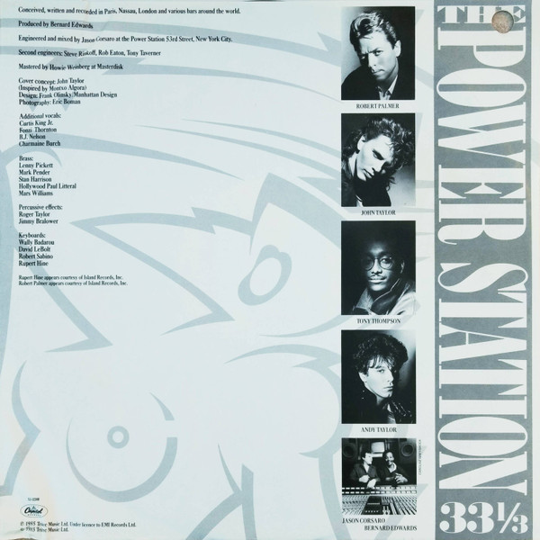 The Power Station - The Power Station 33⅓ | Capitol Records (SJ-12380) - 2 The Power Station - The Power Station 33⅓ | Capitol Records (SJ-12380) - 2