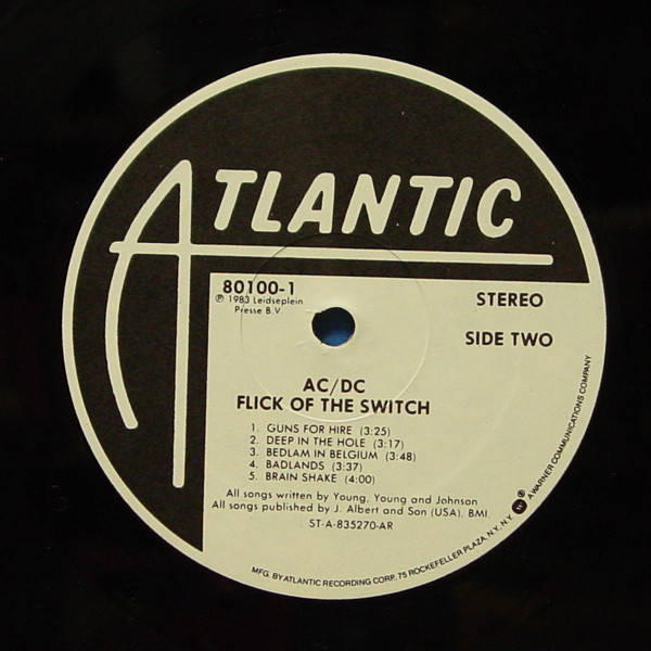 AC/DC - Flick Of The Switch | Atlantic (7 80100-1) - 4