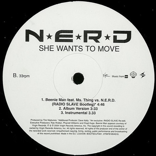 N*E*R*D - She Wants To Move | Virgin (BOOTCUTS001) - 2 N*E*R*D - She Wants To Move | Virgin (BOOTCUTS001) - 2