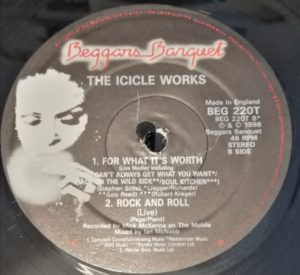The Icicle Works - Here Comes Trouble | Beggars Banquet (BEG 220T) - 4 The Icicle Works - Here Comes Trouble | Beggars Banquet (BEG 220T) - 4