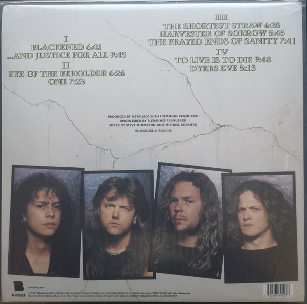 Metallica - ...And Justice For All | Blackened (BLCKND007R-1) - 3 Metallica - ...And Justice For All | Blackened (BLCKND007R-1) - 3