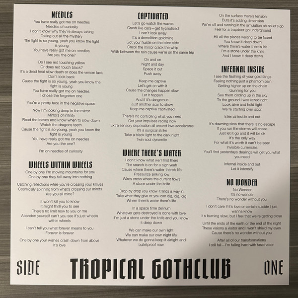 Tropical Gothclub - Tropical Gothclub [Vinyl] | Third Man Records (TMR-760) - 3