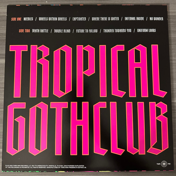 Tropical Gothclub - Tropical Gothclub [Vinyl] | Third Man Records (TMR-760) - 2