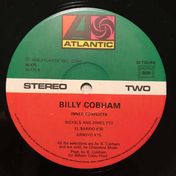 Billy Cobham - Inner Conflicts | Atlantic (50 475) - 4