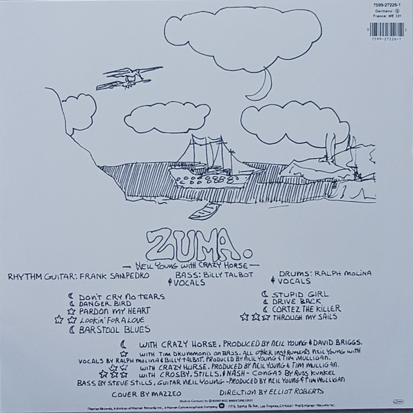 Neil Young With Crazy Horse - Zuma | Reprise Records (7599-27226-1) - 2
