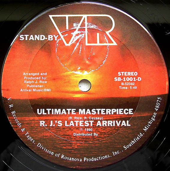 R.J.'s Latest Arrival - Ultimate Masterpiece | V.R. Records & Tapes (SB-1001-D)