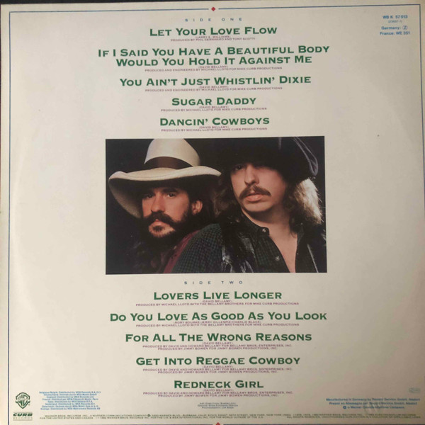 Bellamy Brothers - Greatest Hits | Warner Bros. Records (WB 57 013) - 2 Bellamy Brothers - Greatest Hits | Warner Bros. Records (WB 57 013) - 2
