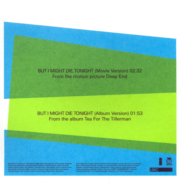 Cat Stevens - But I Might Die Tonight | Island Records (0864459) - 3