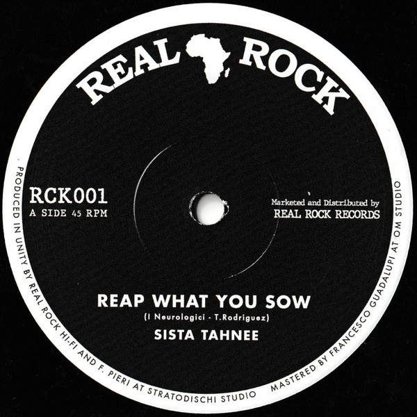 Sista Tahnee , I Neurologici - Reap What You Sow | Real Rock (RCK001)