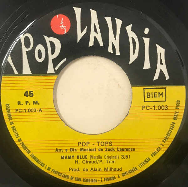 The Pop Tops - Mamy Blue | Poplandia (PC-1.003) - 3