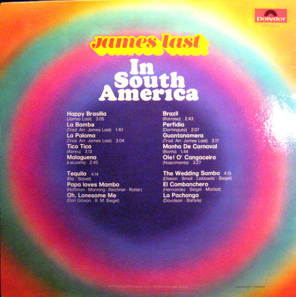 James Last - In South America | Polydor (2371 502 A) - 2 James Last - In South America | Polydor (2371 502 A) - 2