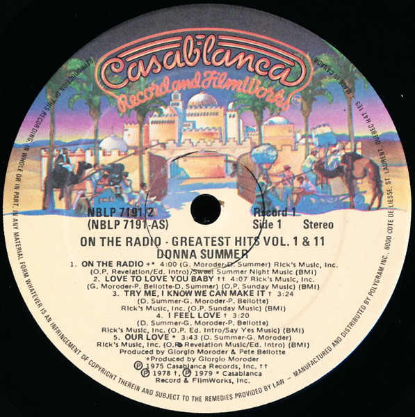 Donna Summer - On The Radio - Greatest Hits - Volume I & II | Casablanca (NBLP-7191/2) - 3 Donna Summer - On The Radio - Greatest Hits - Volume I & II | Casablanca (NBLP-7191/2) - 3