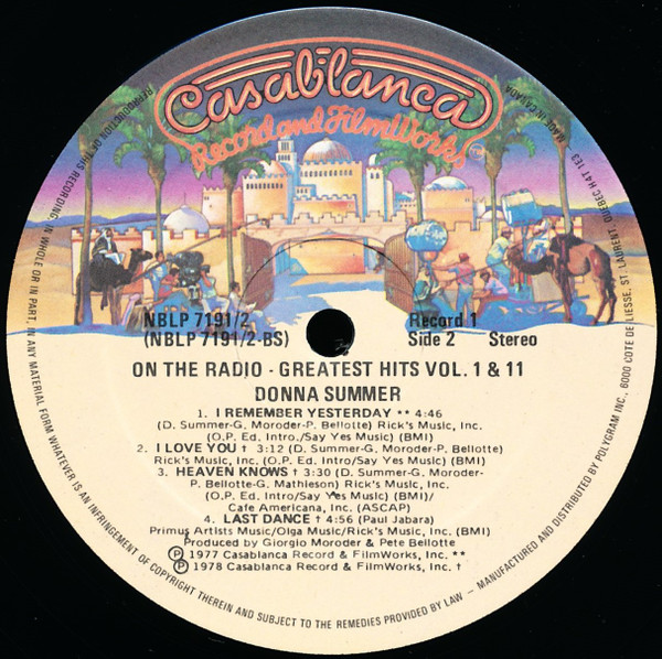 Donna Summer - On The Radio - Greatest Hits - Volume I & II | Casablanca (NBLP-7191/2) - 4 Donna Summer - On The Radio - Greatest Hits - Volume I & II | Casablanca (NBLP-7191/2) - 4