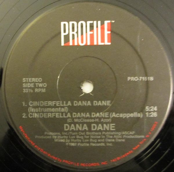 Dana Dane - Cinderfella Dana Dane | Profile Records (PRO-7151) - 2 Dana Dane - Cinderfella Dana Dane | Profile Records (PRO-7151) - 2