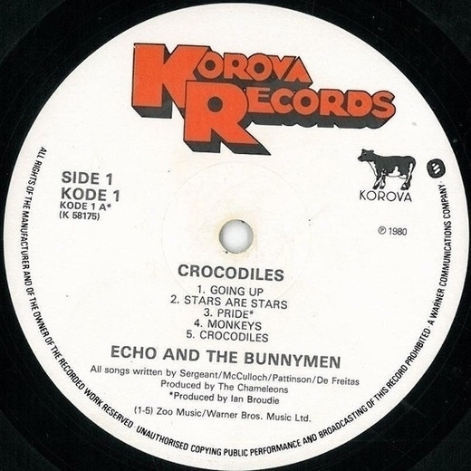 Echo & The Bunnymen - Crocodiles | Korova (KODE 1) - 3 Echo & The Bunnymen - Crocodiles | Korova (KODE 1) - 3