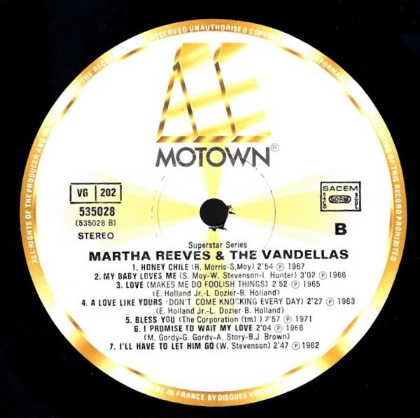 Martha Reeves & The Vandellas - Martha Reeves & The Vandellas | Motown (535028) - 4 Martha Reeves & The Vandellas - Martha Reeves & The Vandellas | Motown (535028) - 4