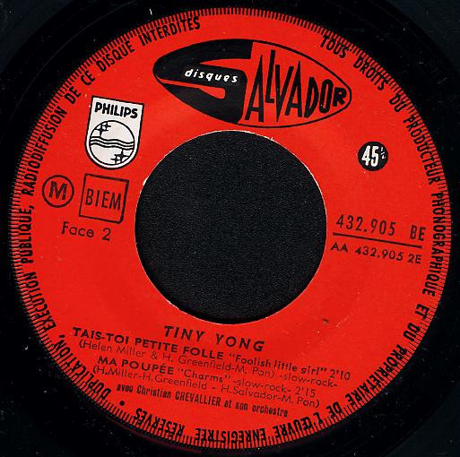 Tiny Yong - Tais-toi Petite Folle | Disques Salvador (432.905 BE) - 4