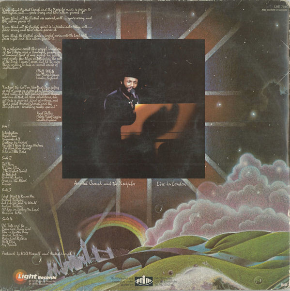 Andraé Crouch & The Disciples - Live In London | Light Records (LSD 7048) - main Andraé Crouch & The Disciples - Live In London | Light Records (LSD 7048) - main