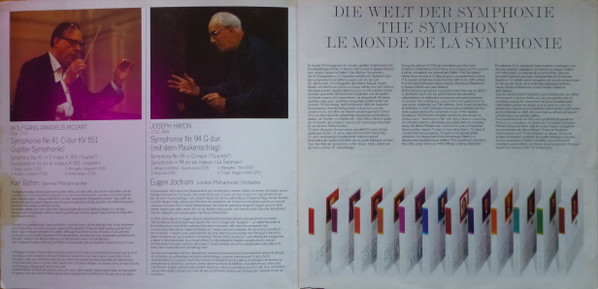 Wolfgang Amadeus Mozart , Berliner Philharmoniker / Karl Böhm , Joseph Haydn , London Philharmonic Orchestra / Eugen Jochum - Symphony Nr. 41 In C Major (Jupiter) / Symphony Nr. 94 In G Major (The Surprise) | Deutsche Grammophon (2545 008) - 3