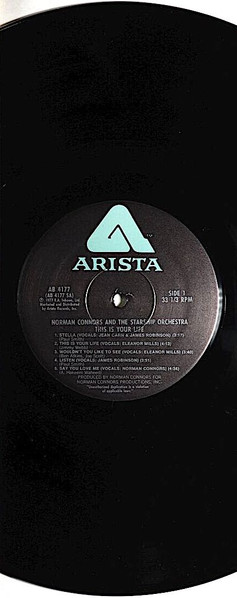 Norman Connors - This Is Your Life | Arista (AB 4177) - 3