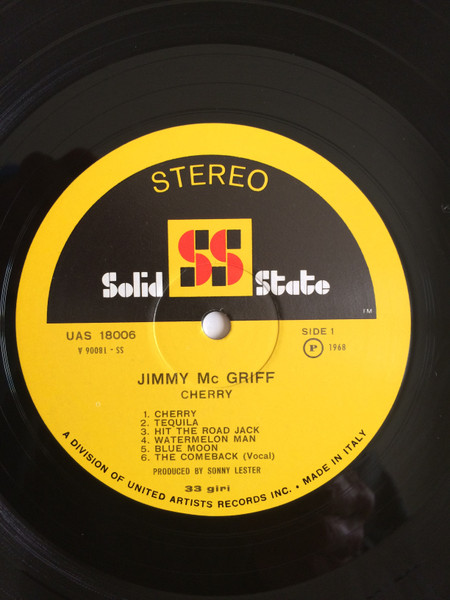Jimmy McGriff - Cherry | Solid State Records (UAS 18006) - 4 Jimmy McGriff - Cherry | Solid State Records (UAS 18006) - 4