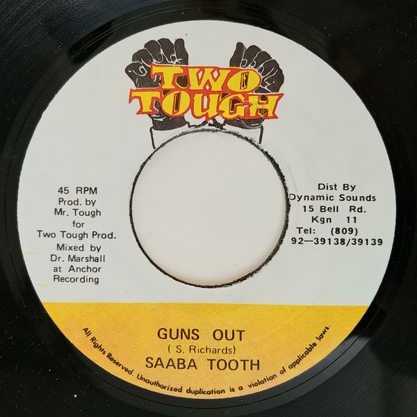 Saba Tooth - Guns Out | Two Tough (none)