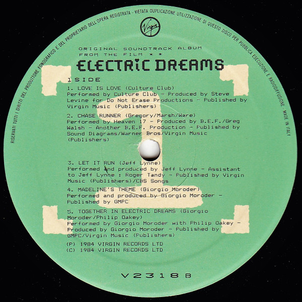 Various - Electric Dreams | Virgin (V 2318) - 4