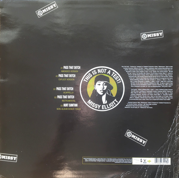 Missy Elliott - Pass That Dutch | Elektra (E7509T) - 2 Missy Elliott - Pass That Dutch | Elektra (E7509T) - 2