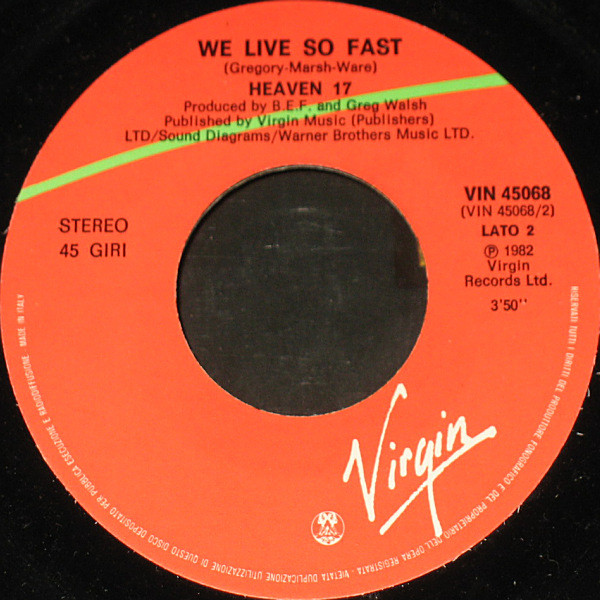 Heaven 17 - Temptation | Virgin (VIN 45068) - 4