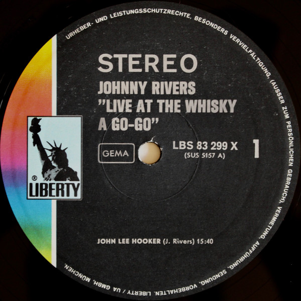 Johnny Rivers - Live At The Whisky A Go-Go | Liberty (LBS 83 299 X) - 2 Johnny Rivers - Live At The Whisky A Go-Go | Liberty (LBS 83 299 X) - 2