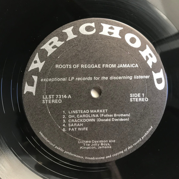 The Jolly Boys - Roots Of Reggae | Lyrichord (LLST 7314) - 3 The Jolly Boys - Roots Of Reggae | Lyrichord (LLST 7314) - 3