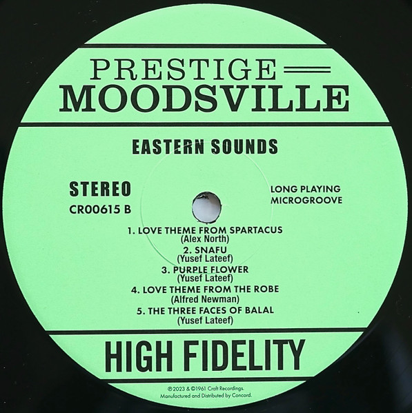 Yusef Lateef - Eastern Sounds | Craft Recordings (CR00615) - 4 Yusef Lateef - Eastern Sounds | Craft Recordings (CR00615) - 4