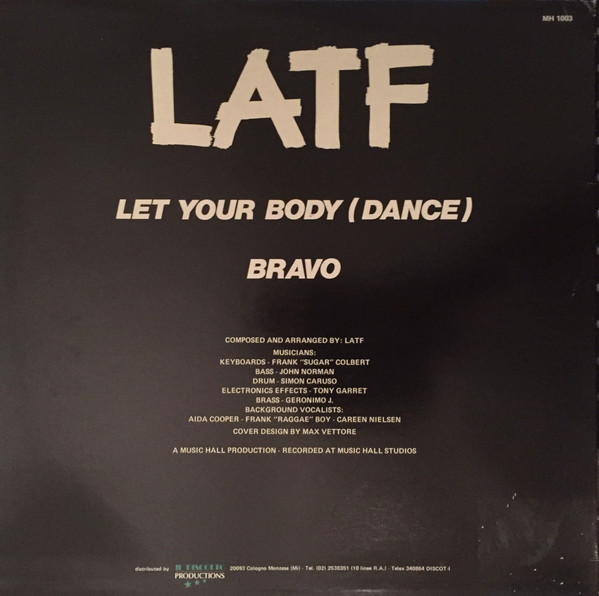 Los Angeles T.F. - Let Your Body (Dance) | Proxima Centauri (MH 1003) - 2 Los Angeles T.F. - Let Your Body (Dance) | Proxima Centauri (MH 1003) - 2