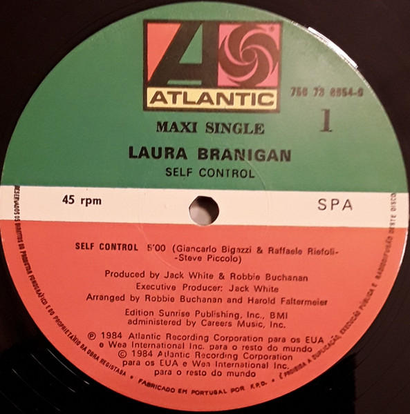Laura Branigan - Self Control | Atlantic (756 78-6954-0) - 3