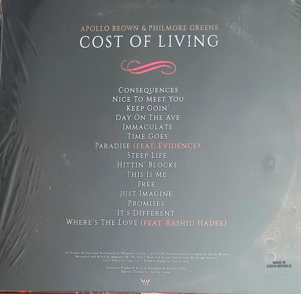 Apollo Brown & Philmore Greene - Cost Of Living | Mello Music Group (MMG-00176NDX-1) - 2 Apollo Brown & Philmore Greene - Cost Of Living | Mello Music Group (MMG-00176NDX-1) - 2