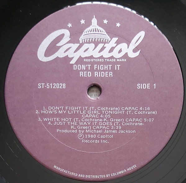 Red Rider - Don't Fight It | Capitol Records (ST-512028) - 3