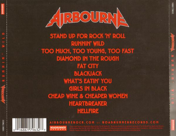Airbourne - Runnin' Wild [CD] | Roadrunner Records (1686179632) - 2