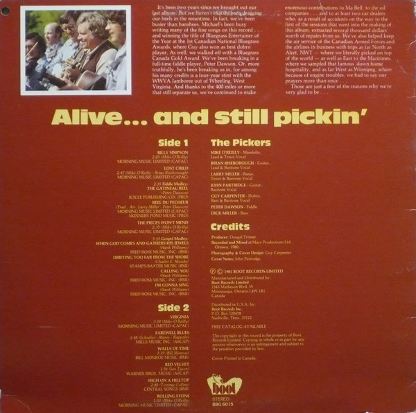 Cody - Alive...And Still Pickin' | Boot Records (BBG 6015) - 2