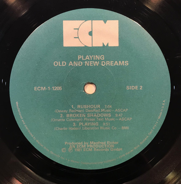 Old And New Dreams - Playing | ECM Records (ECM-1-1205) - 4