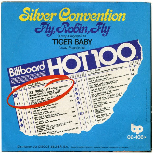 Silver Convention - Fly, Robin, Fly / Tiger Baby | BP (06.106) - 2 Silver Convention - Fly, Robin, Fly / Tiger Baby | BP (06.106) - 2