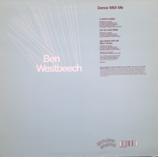 Ben Westbeech - Dance With Me (Switch / MJ Cole Remixes) | Brownswood Recordings (BWOOD017) - main