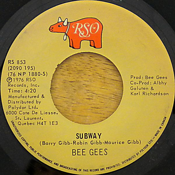 Bee Gees - You Should Be Dancing (7") [Vinyl] | RSO (RS 853) - 2