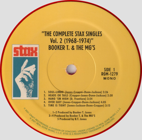 Booker T & The MG's - The Complete Stax Singles, Vol. 2 (1968-1974) | Real Gone Music (RGM-1279) - 3