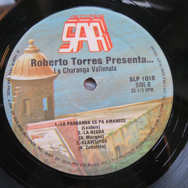 Roberto Torres - Roberto Torres Presenta... La Charanga Vallenata | SAR Records (SLP 1018) - 4 Roberto Torres - Roberto Torres Presenta... La Charanga Vallenata | SAR Records (SLP 1018) - 4