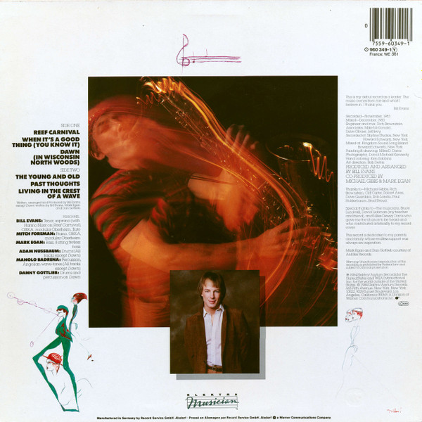 Bill Evans - Living In The Crest Of A Wave | Elektra Musician (960 349-1) - 2