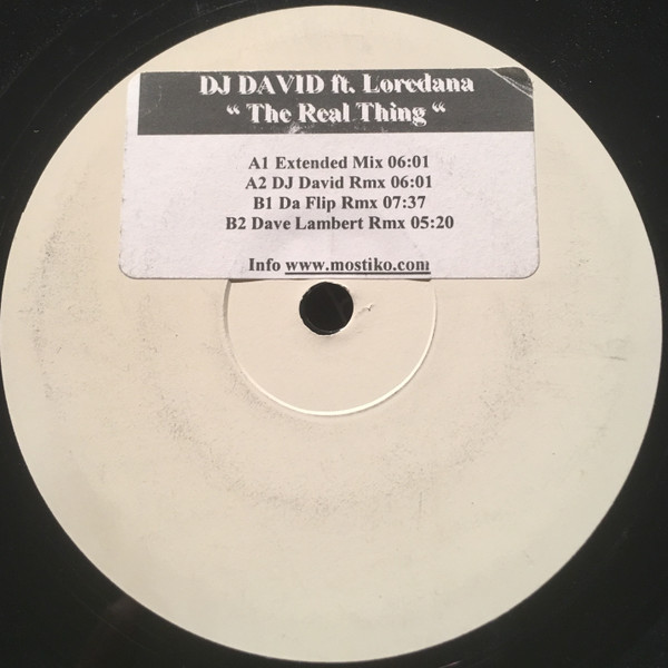 DJ David - The Real Thing | Mostiko (23 213726)